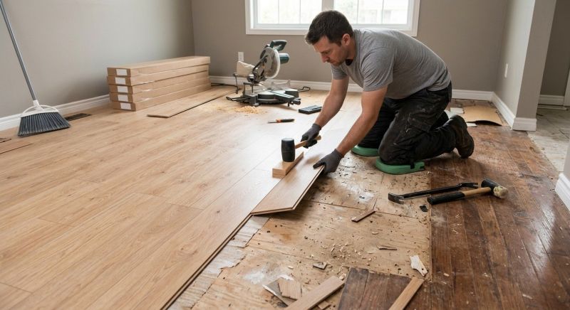Laminate Floor Installation in Everett, MA