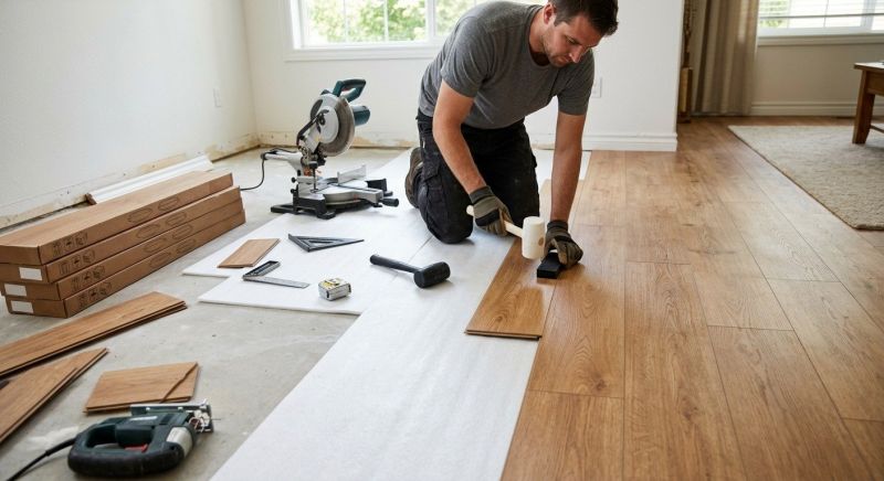 Laminate Floor Installation in Mansfield, MA