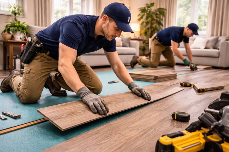 Laminate Floor Remodeling in Brockton, MA