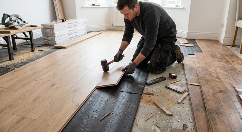Laminate Floor Replacement in Medway, MA