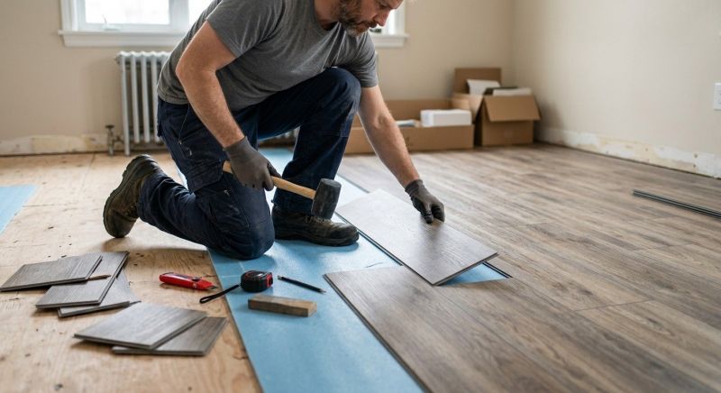 Linoleum Floor Installation in Everett, MA