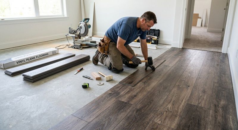 Linoleum Floor Installation in Mansfield, MA