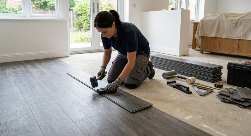 Luxury Vinyl Tile Installation in Holbrook, MA