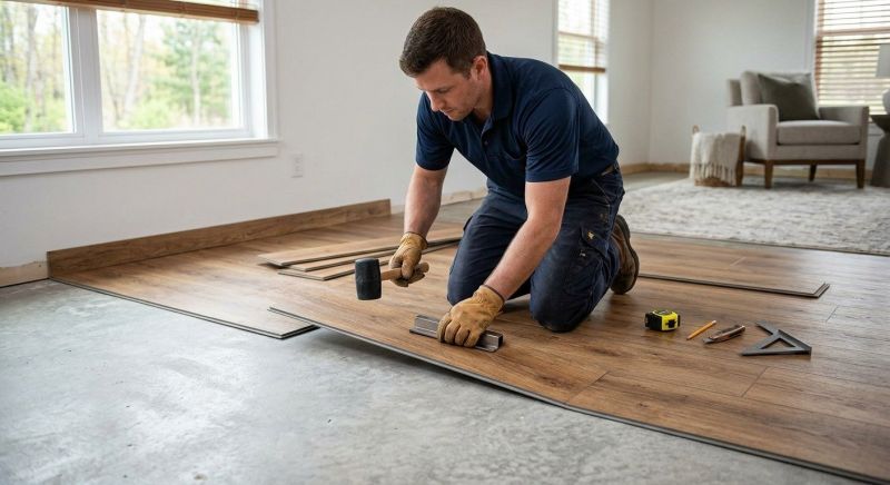 Luxury Vinyl Tile Installation in Kingston, MA