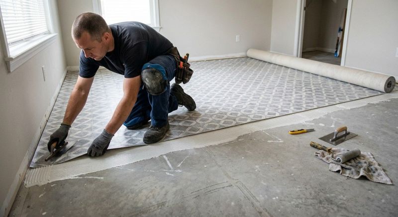 Sheet Flooring Installation in Mansfield, MA
