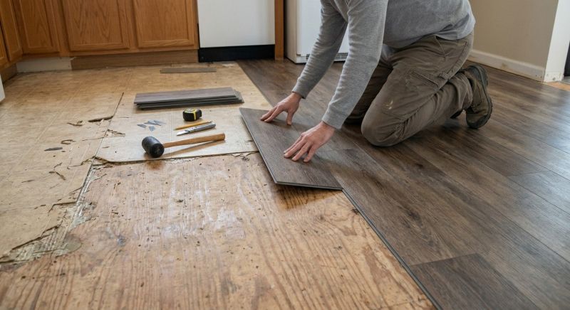 Vinyl Flooring Installation in Mansfield, MA