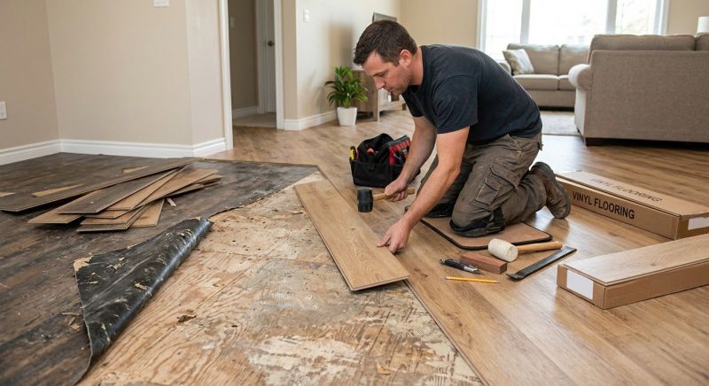 Vinyl Flooring Installation in Norfolk, MA
